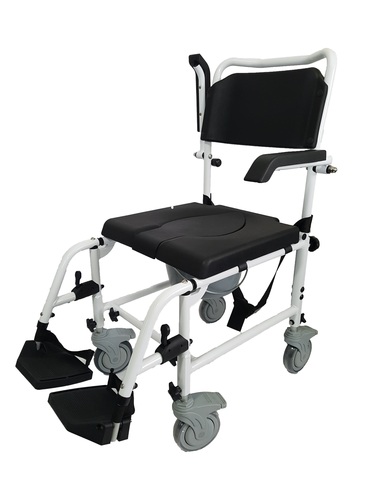 [S3065] 샤워체어 (변기겸용)/MAX2081/HE2081 ▶알루미늄 목욕의자 이동변기 샤워휠체어 샤워의자 환자용좌변기 이동용좌변기 이동식좌변기 이동식화장실