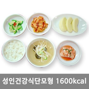 [S3457]  고혈압식단모형 1600kcal KIM7-91 ▶ 식품모형 음식모형 권장식단모형 식사모형