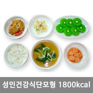 [S3457]  고혈압식단모형 1800kcal KIM7-90 ▶ 식품모형 음식모형 권장식단모형 식사모형