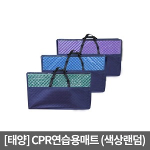 [태양] 심폐소생술연습 접이식매트 CPR연습용매트 (색상랜덤)