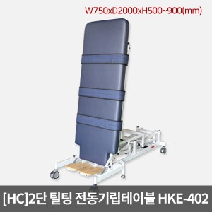 [HC] 2단 틸팅전동기립훈련테이블 HKE-402 (각도조절+높낮이조절)