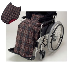 [S3026] 휠체어전용 무릎담요(일본제조) 다크브라운