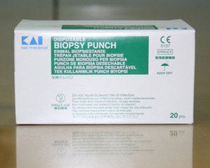 [Miltex]밀텍스 바이옵시펀치 Biopsy Punche 피부과용 20개/박스
