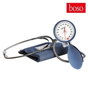 [BOSO]청진기일체형혈압계/BS90 (60mmØ,청진기일체형,190g)▶아네로이드혈압계 메타혈압계 혈압기 혈압측정기 수동식혈압측정계