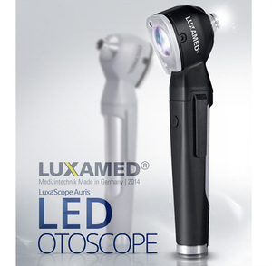 [Luxamed] 독일/룩사메드 충전식LED검이경 Led Otoscope(6 LED,밝기조절,3배율렌즈) ▶ 검안경 검진용품 진찰용품