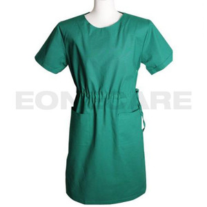 수술원피스 여성용 초록 (국산/대진)