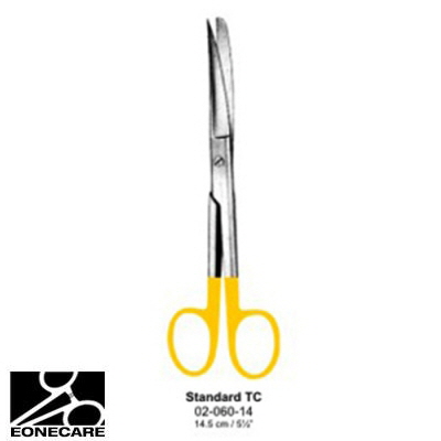 [NS] 외과가위 02-060-14 Operating Scissors TC Curved/수술가위/수술용가위/의료용가위/외과가위/시저