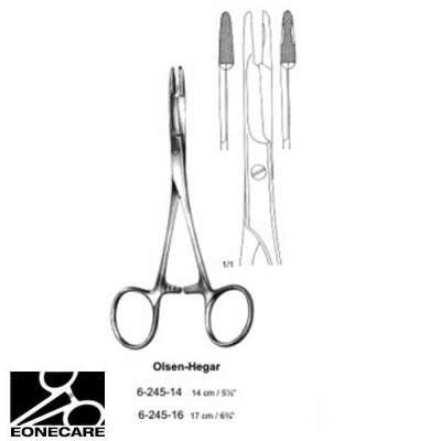 [NS] 올센헤가지침기/가위 6-245-14/16 Olsen Hegar Needle Holder With Suture Scissors/수술가위/수술용가위/의료용가위/외과가위/시저