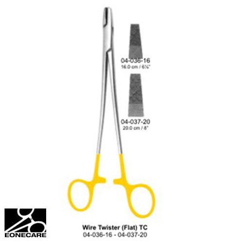 [NS] 와이어트위스터 04-037-20 Wire Twister TC Flat/의료용 겸자/지침기/집게/니들홀더