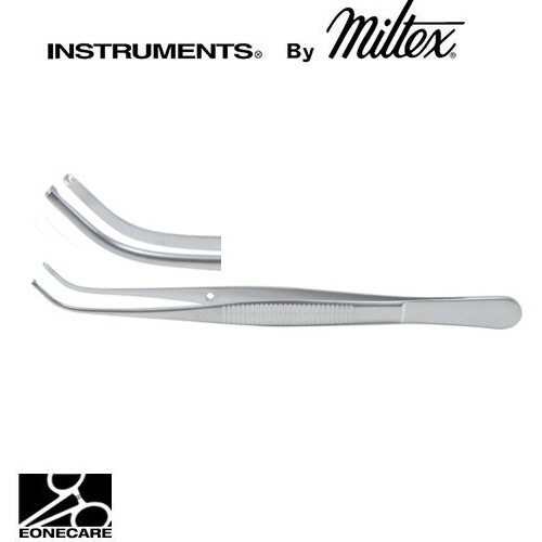 [Miltex]밀텍스 SEMKEN Tissue Forceps 티슈포셉 #6-107 5&quot;(12.7cm),curved1 x 2 teeth