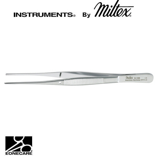 [Miltex]밀텍스 SEMKEN Tissue Forceps 티슈포셉 #6-106 5&quot;(12.7cm),straight1 x 2 teeth