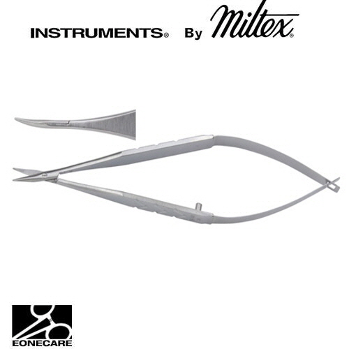 [Miltex]밀텍스 McPHERSON-WESTCOTT Conjunctival Scissors #18-1441 4-1/8&quot;(10.5cm),curvedsmall blades,blunt tips