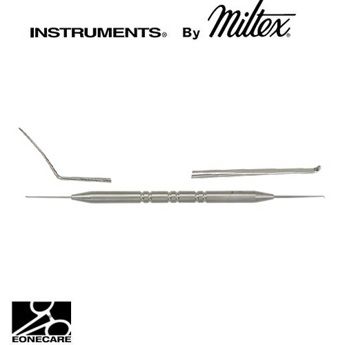 [Miltex]밀텍스 MACHAT LASIK Retreatment Spatular #18-597 5&quot;(12.7cm)angulated tip helps to separate and break epithelial bond,spatula aids lifting flap and separating epithelium