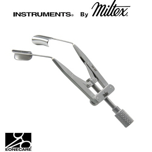 [Miltex]밀텍스 LIEVERMAN Eye Speculum,Solid Blades #18-37 2-3/4&quot;,pediatric,infant &amp; small children,10mmwith adjustable locking mechanism