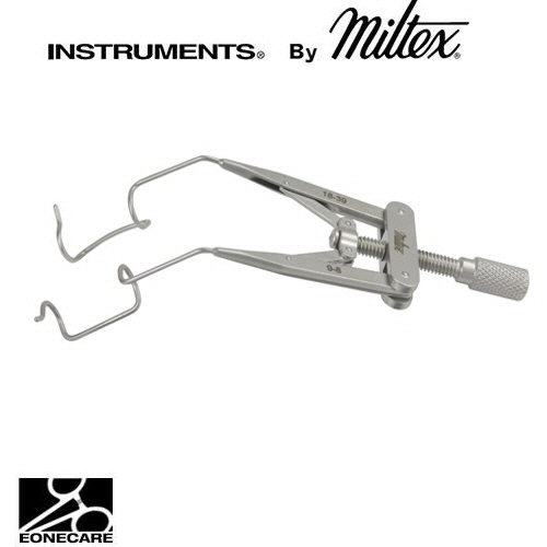 [Miltex]밀텍스 LIEVERMAN Eye Speculum,Kratz Style Open Wire Blades #18-39 2-3/4&quot;,15mmwith adjustable locking mechanism