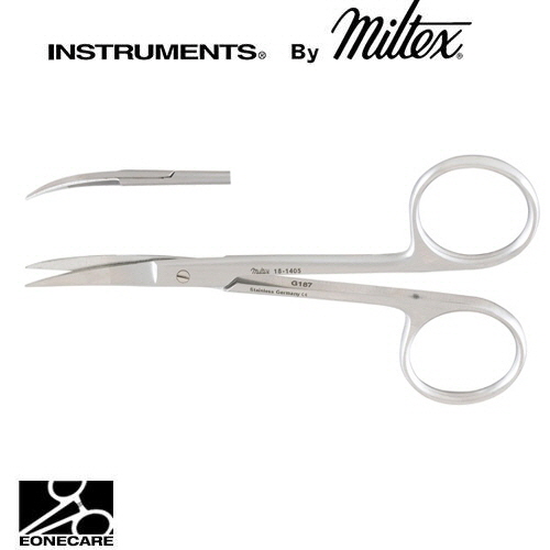 [Miltex]밀텍스 Iris Scissors #18-1405 4&quot;(10.2cm),curvedheavy pattern