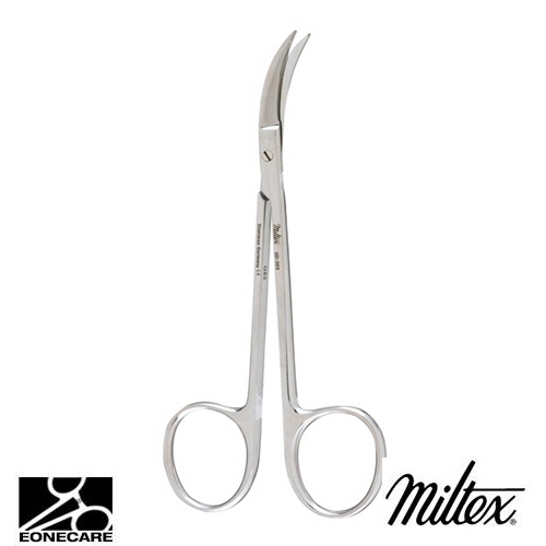 [Miltex]밀텍스 IRIS Operating Scissors 외과가위 #5D-303 4-1/2&quot;(11.4cm),curved sidewayssharp tips