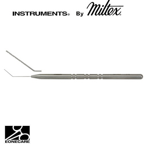 [Miltex]밀텍스 HIRSSCHMAN Lens Spatular #18-585 4-3/4&quot;(12.1cm)flat,0.5mm wide with multiple notches