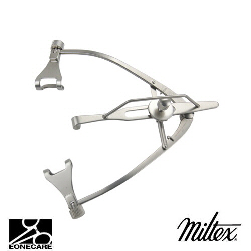 [Miltex]밀텍스 GUYTON-PARK Eye Speculum,with Suture Posts &amp; Canthus Hook #18-32 3-1/2&quot;,14mmvertical and horizontal positioning and adjustable locking mechanism