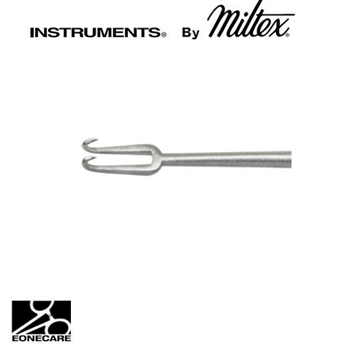 [Miltex]밀텍스 GUTHRIE Fixation Hook #18-416 5&quot;&quot;(12.7cm)sharp doublemprongs,1.5mm wide