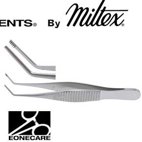 [Miltex]밀텍스 FUCHS Extra-Capsular Forceps #18-1060 2-3/4&quot;(7cm),5x5 teeth,angled