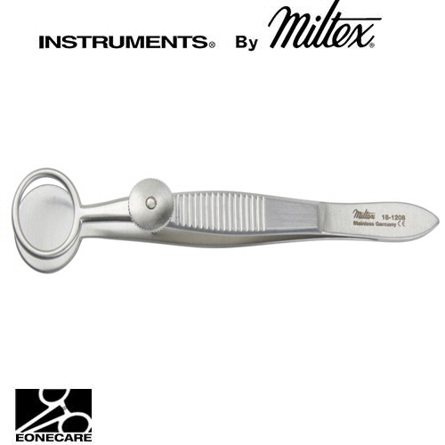 [Miltex]밀텍스 FRANCIS Chalazion Forceps #18-1208 3-3/4&quot;(9.5cm)oval,inside ring 12 x 14 mm