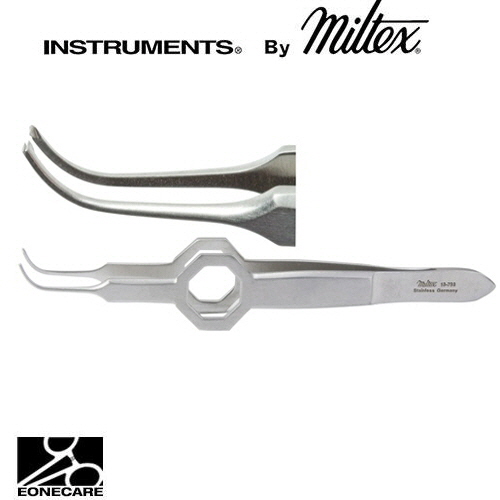 [Miltex]밀텍스 FOERSTER Iris Tissue Forceps 티슈포셉 #18-798 3-3/4&quot;(9.5cm),full curved,0.5mm