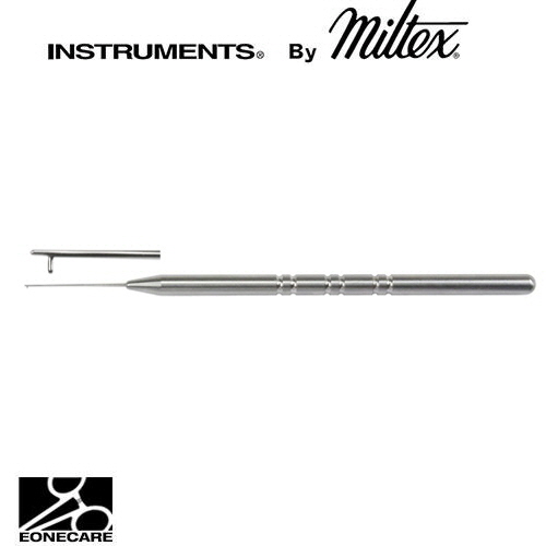 [Miltex]밀텍스 FENZL Lens Manipulating Hook #18-457 4-3/&quot;(12.1cm),straight with guard0.15mm diameter tip