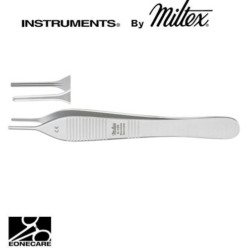 [Miltex]밀텍스 DeBAKEY-ADSON Tissue Forceps 티슈포셉 #6-125 4-3/4&quot;(12.1cm)atraumatic jaws,1.5mm