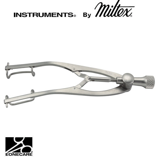 [Miltex]밀텍스 CASTROVIESO Eye Speculum #18-10 4&quot;,Large,18x5mmwith adjustable locking mechanism