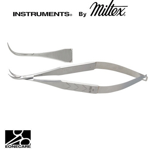 [Miltex]밀텍스 CASTROVIEJO Universal Corneal Scissors #18-1568 4-1/4&quot;(10.8cm)strong curve,blunt tips,large blades