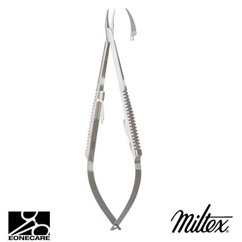 [Miltex]밀텍스 CASTROVIEJO Needle Holder #18-1833 5-1/2&quot;(14cm),curvedextra delicate sommth jaws,with lock