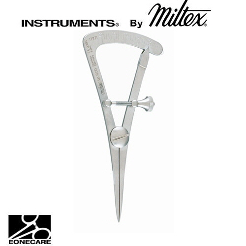 [Miltex]밀텍스 CASTROVIEJO Caliper #18-650 3-1/4&quot;(8.3cm),straight,0-20mma combination measuring and marking caliper;graduated