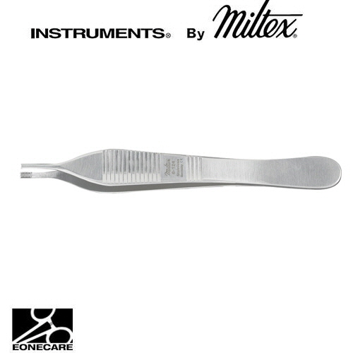 [Miltex]밀텍스 BROWN-ADSON Tissue Forceps 티슈포셉 #6-124 4-3/4&quot;(12.1cm),straight7 x 7 side grasping teeth