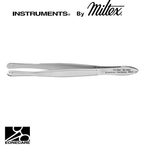 [Miltex]밀텍스 BEER Cilia Forceps #18-1102 3-1/2&quot;(8.9cm)4mm wide smooth jaws