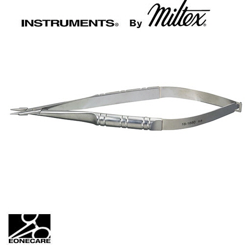 [Miltex]밀텍스 BARRAQUER Needle Holder #18-1850 5-1/2&quot;(14cm),straight,without lockdelicate smooth jaws/의료용 포셉 겸자/지혈겸자/지침기/집게/니들홀더