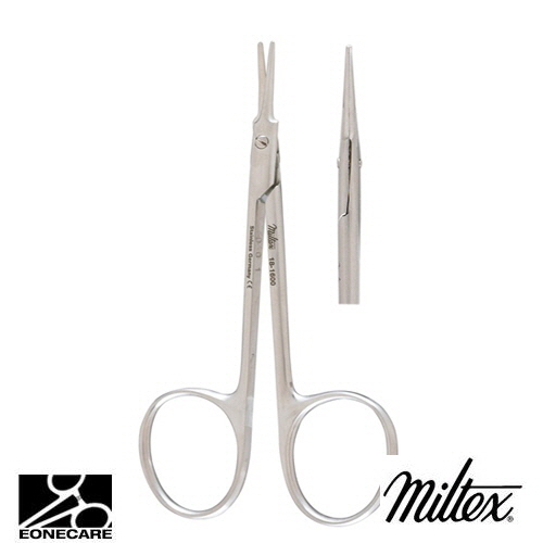 [Miltex]밀텍스 ALBLI Corneal Scissors #18-1600 4&quot;(10.2cm),straightblunt tips/수술가위/수술용가위/의료용가위/외과가위/시저