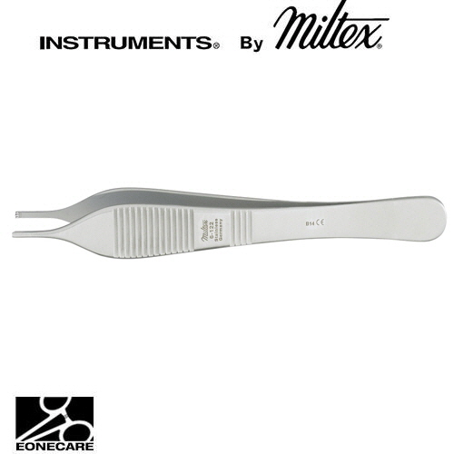 [Miltex]밀텍스 ADSON Tissue Forceps 티슈포셉 #6-122 4-3/4&quot;(12.1cm)2 x 3 teeth,delicate/의료용 포셉 겸자/지혈겸자/지침기/집게/니들홀더