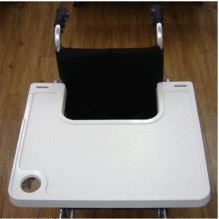 [매장출고] [실버스핸드] 휠체어식탁 SH-WCT001(650x550x87mm/2kg) ▶ 휠체어컵홀더 휠체어시탁 휠체어트레이 휠체어탁자 휠체어소모품 간이식탁 다용도테이블