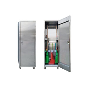 [S3732] 청소도구함 높은형 ATM-HCD-201 (단문)(450X500X1900) 청소함 청소도구보관 청소도구걸이대