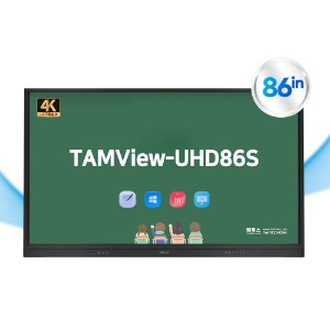 [S3803] 전자칠판 인터랙티브화이트보드 스마트보드 TAMView-UHD86S, 218cm, IR센서/손터치/LED