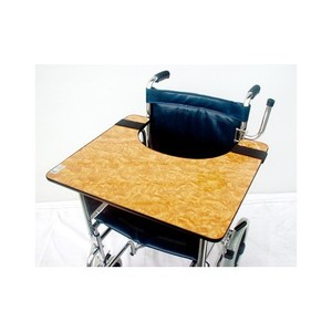 일반형 휠체어나무식탁 MDHE86000010(57x50x1.3cm/2.4kg) ▶ 휠체어식탁 휠체어소모품 다용도테이블 휠체어트레이 나무식탁