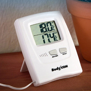 [바디컴]냉장고온도계/RT-002/실내 실외온도 동시측정