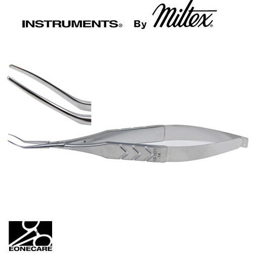 [Miltex]밀텍스 BURATTO II Acrylic IOL Implantation Forceps #18-1071 5&quot;(12.7cm),angled,without lock